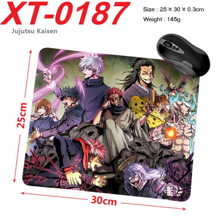 Jujutsu Kaisen Anime peripheral new lock edge mouse pad 25X30cm xt-0187