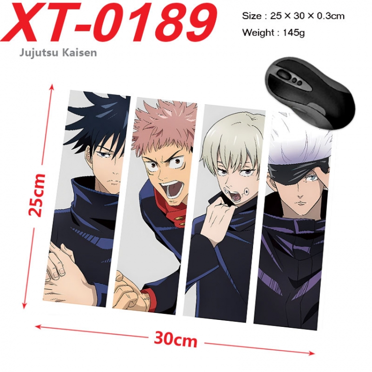 Jujutsu Kaisen Anime peripheral new lock edge mouse pad 25X30cm  xt-0189