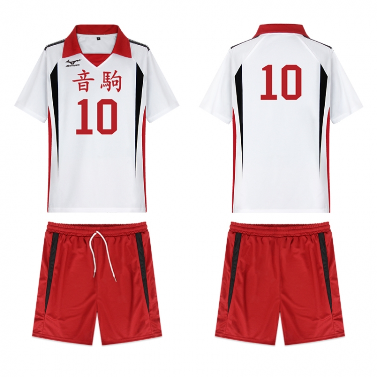 Haikyuu!! Anime peripheral short sleeved shorts ball suit set from S to 3XL