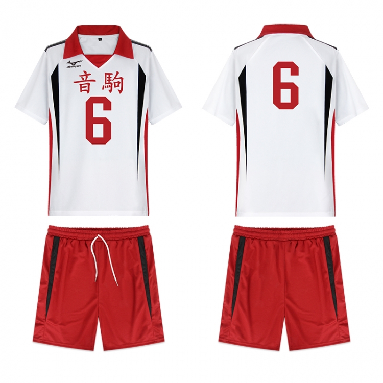 Haikyuu!! Anime peripheral short sleeved shorts ball suit set from S to 3XL