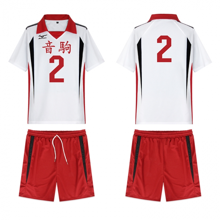 Haikyuu!! Anime peripheral short sleeved shorts ball suit set from S to 3XL