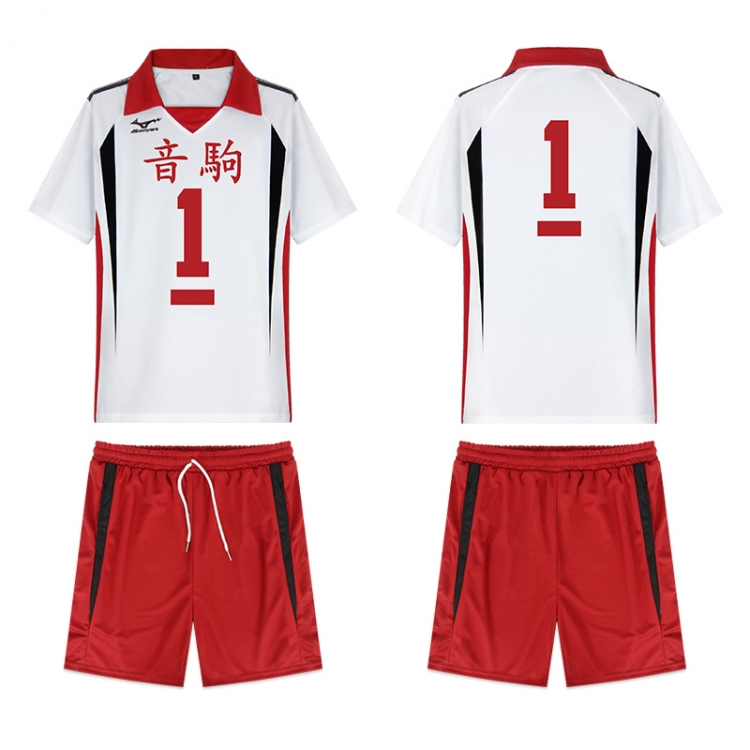 Haikyuu!! Anime peripheral short sleeved shorts ball suit set from S to 3XL