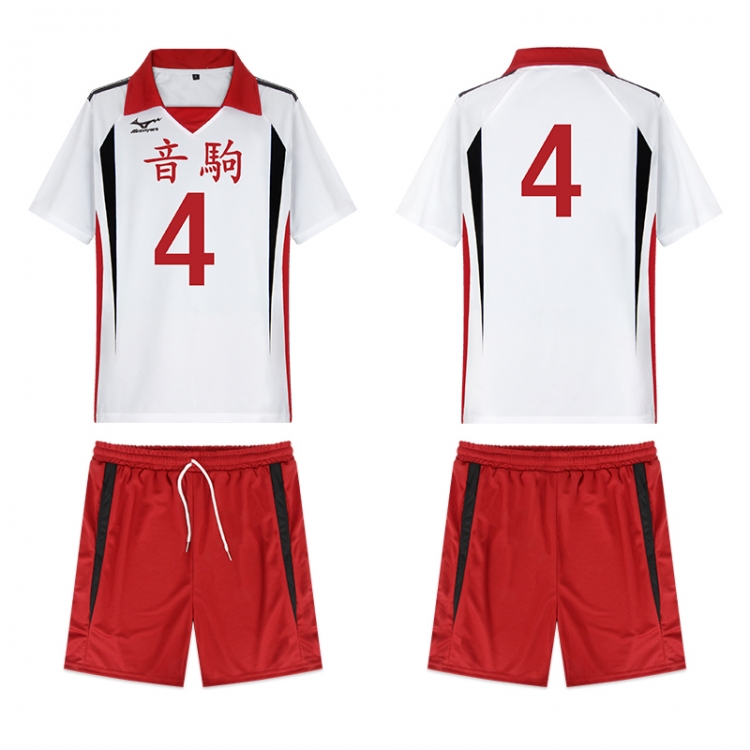 Haikyuu!! Anime peripheral short sleeved shorts ball suit set from S to 3XL