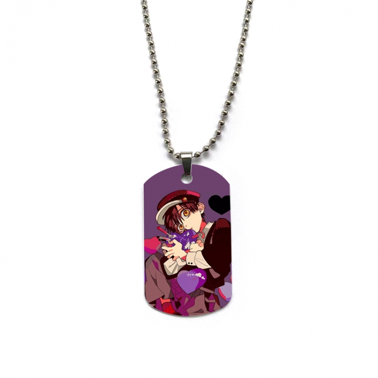 Toilet-bound Hanako-kun Anime double-sided full color printed military brand necklace price for 5 pcs