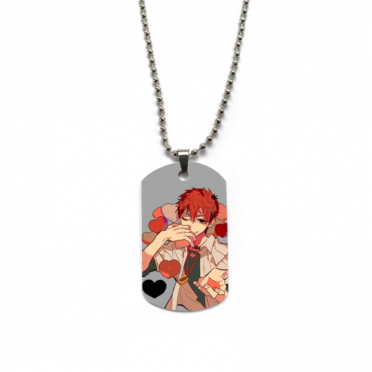 Toilet-bound Hanako-kun Anime double-sided full color printed military brand necklace price for 5 pcs