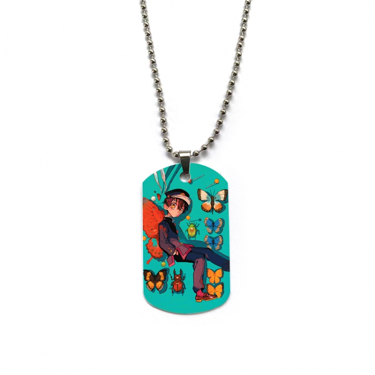 Toilet-bound Hanako-kun Anime double-sided full color printed military brand necklace price for 5 pcs