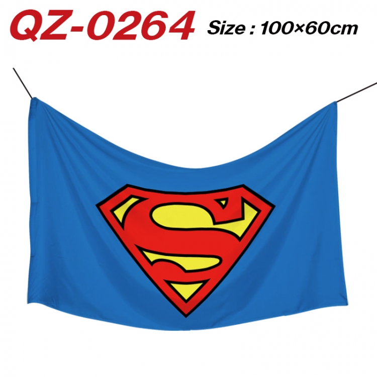 Superhero  Anime Full Color Watermark Printing Banner 100X60CM QZ-0264