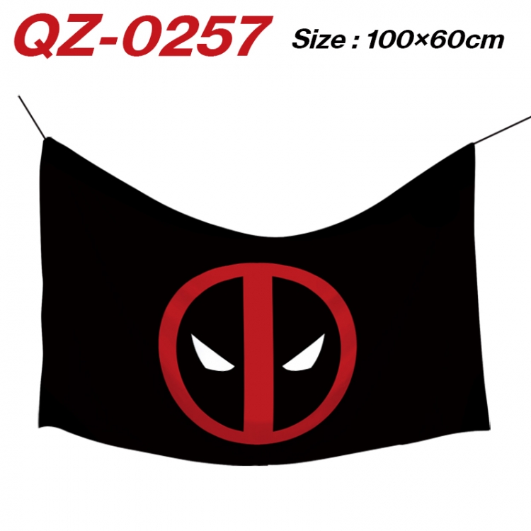 Superhero  Anime Full Color Watermark Printing Banner 100X60CM  QZ-0257