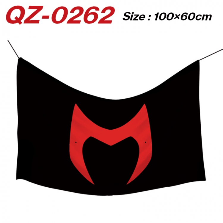 Superhero  Anime Full Color Watermark Printing Banner 100X60CM QZ-0262