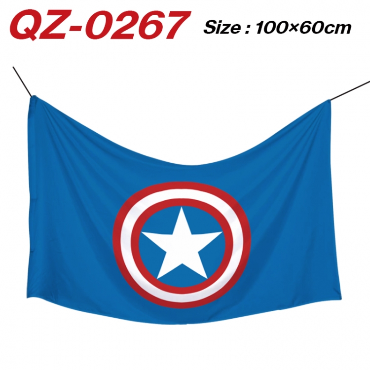 Superhero  Anime Full Color Watermark Printing Banner 100X60CM QZ-0267