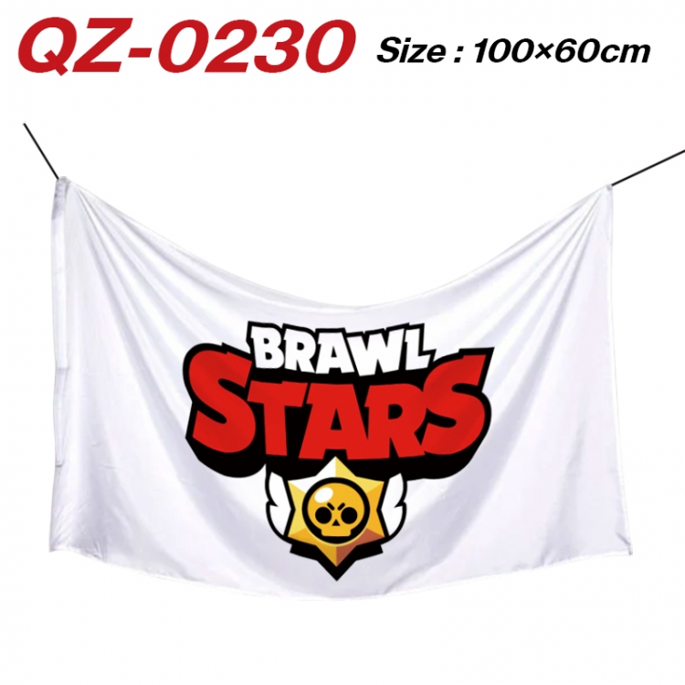 Brawl Stars  Anime Full Color Watermark Printing Banner 100X60CM QZ-0230