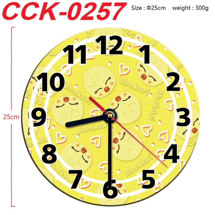 straykids Anime peripheral printed full-color wall clock 25cm CCK-0257