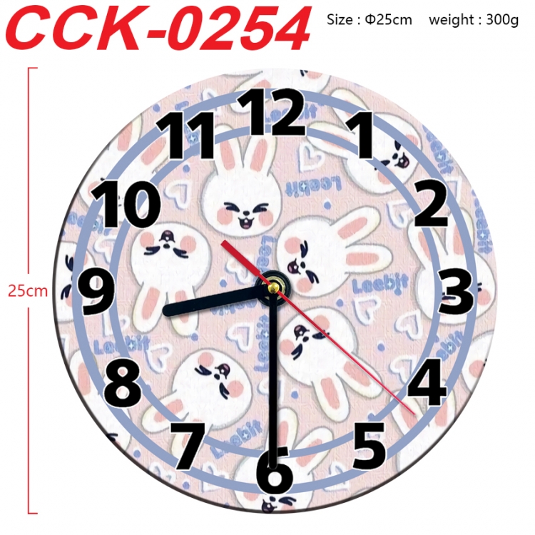 straykids Anime peripheral printed full-color wall clock 25cm CCK-0254