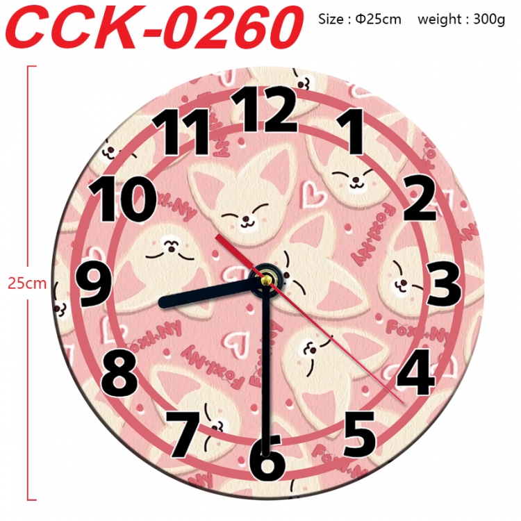 straykids Anime peripheral printed full-color wall clock 25cm CCK-0260