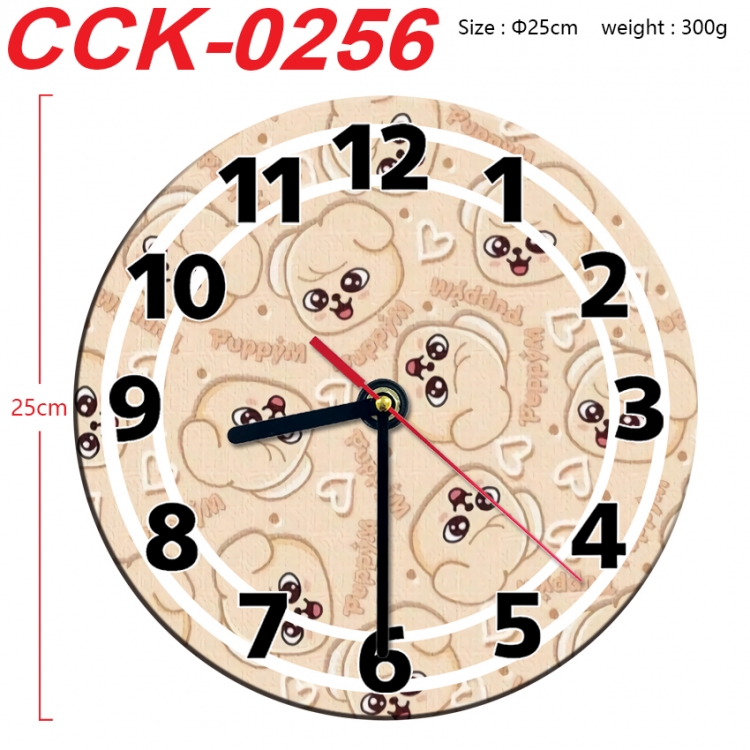 straykids Anime peripheral printed full-color wall clock 25cm CCK-0256