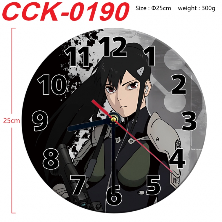 KAIJU NUMBER EIGHT Anime peripheral printed full-color wall clock 25cm CCK-0190