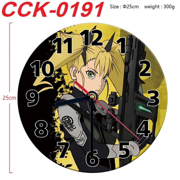 KAIJU NUMBER EIGHT Anime peripheral printed full-color wall clock 25cm CCK-0191