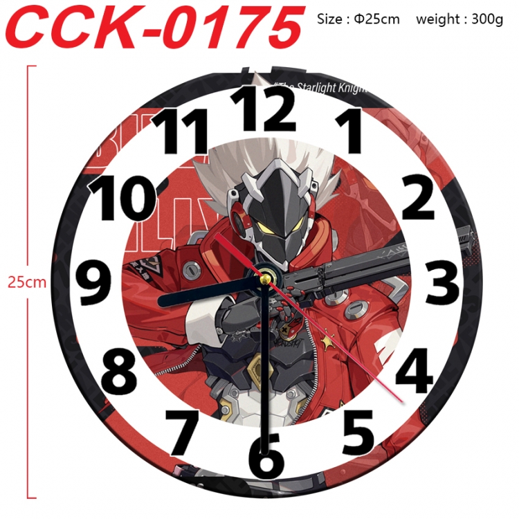 Zenless Zone Zero Anime peripheral printed full-color wall clock 25cm CCK-0175