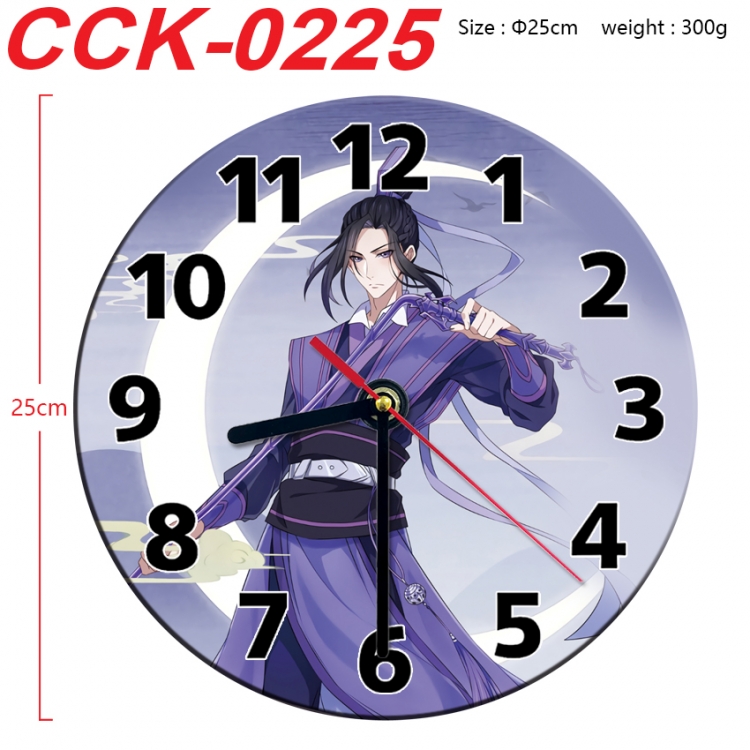 The wizard of the de Anime peripheral printed full-color wall clock 25cm  CCK-0225