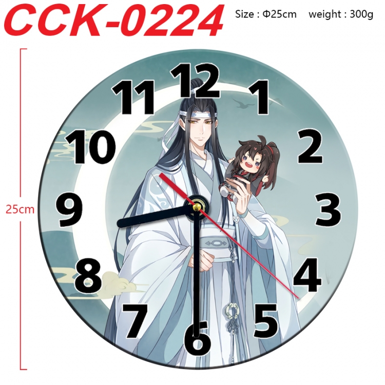 The wizard of the de Anime peripheral printed full-color wall clock 25cm CCK-0224