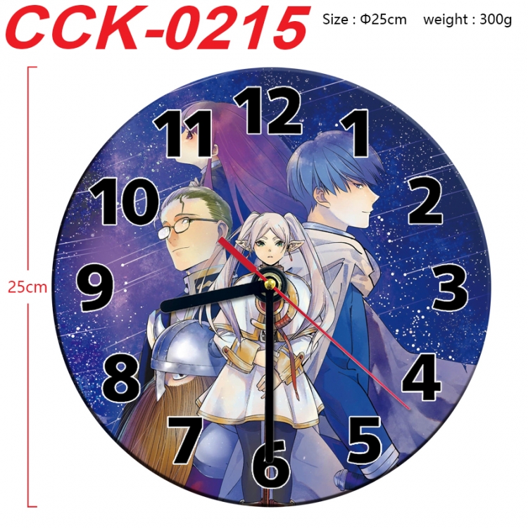 Frieren: Beyond Journey's Anime peripheral printed full-color wall clock 25cm CCK-0215