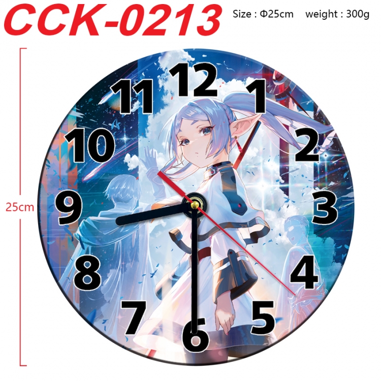 Frieren: Beyond Journey's Anime peripheral printed full-color wall clock 25cm CCK-0213