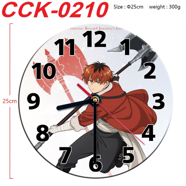 Frieren: Beyond Journey's Anime peripheral printed full-color wall clock 25cm CCK-0210