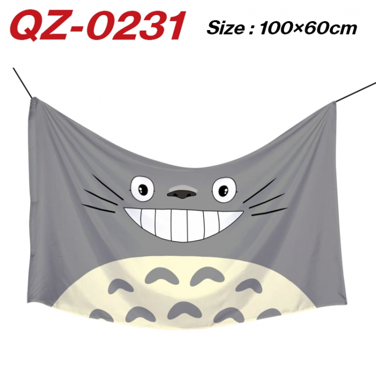 TOTORO Anime Full Color Watermark Printing Banner 100X60CM QZ-0231