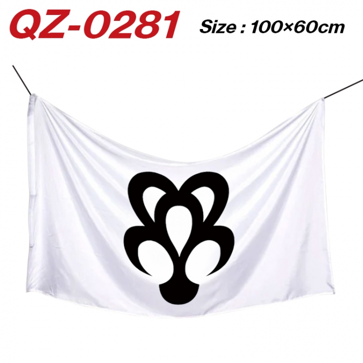 kingdom hearts Anime Full Color Watermark Printing Banner 100X60CM QZ-0281