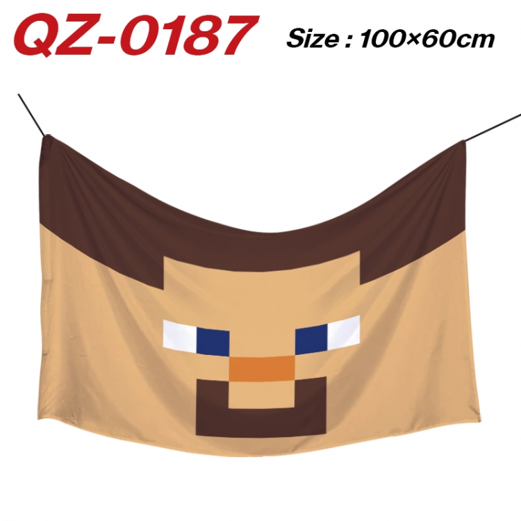 Minecraft Anime Full Color Watermark Printing Banner 100X60CM QZ-0187