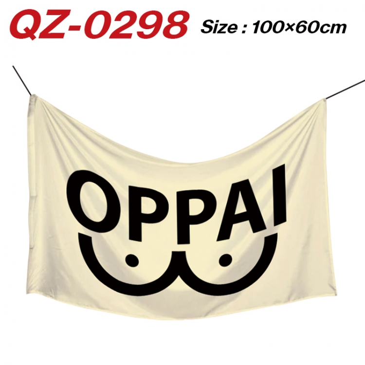 One Punch Man Anime Full Color Watermark Printing Banner 100X60CM QZ-0298