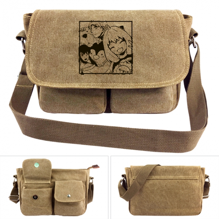 SPY×FAMILY  Anime peripheral canvas shoulder bag shoulder bag 7x28x20cm