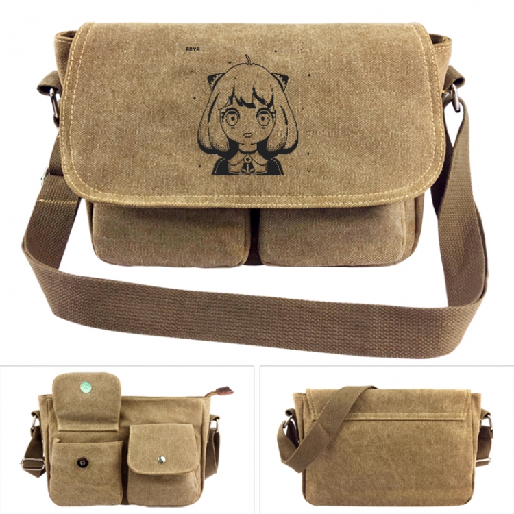 SPY×FAMILY  Anime peripheral canvas shoulder bag shoulder bag 7x28x20cm