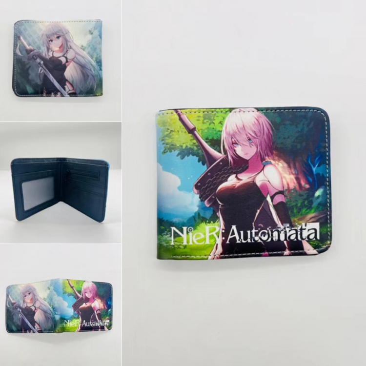 NieR:Automata Full color Two fold short card case wallet 11X9.5CM  