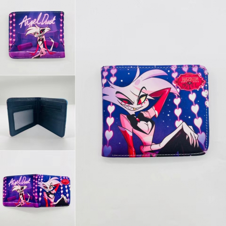 Hazbin Hotel Full color Two fold short card case wallet 11X9.5CM  