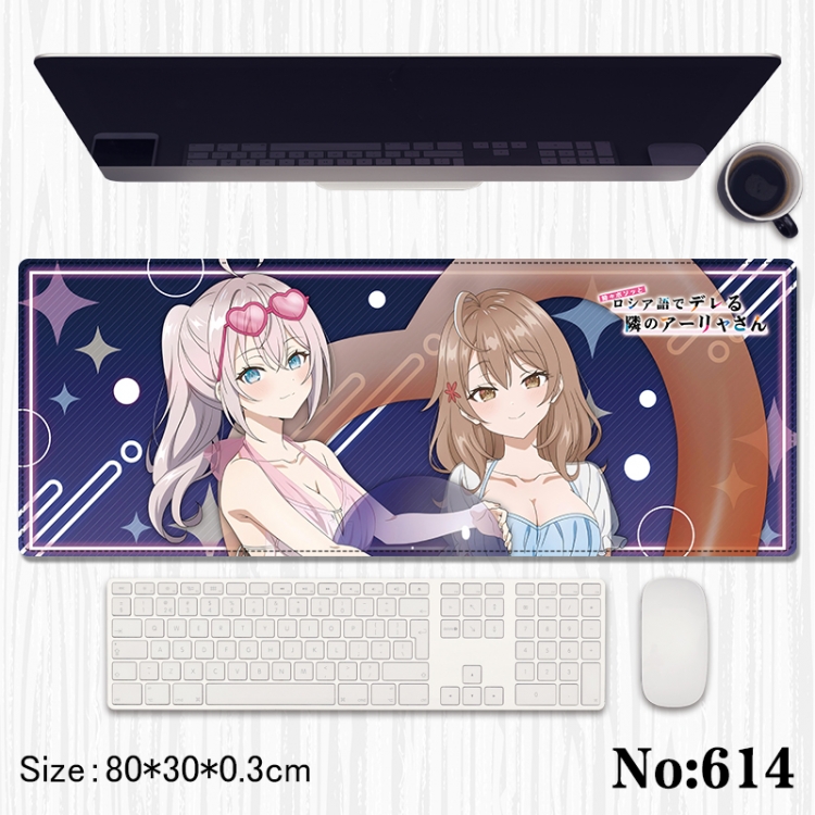 Alya Sometimes Hides Her Feelings in RussianAnime peripheral computer mouse pad office desk pad multifunctional pad 80X3