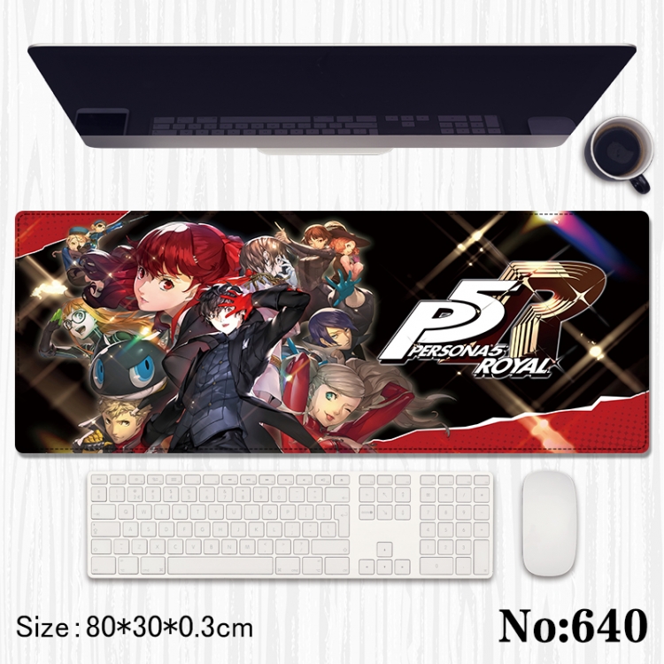 Megami Ibunroku Persona Anime peripheral computer mouse pad office desk pad multifunctional pad 80X30X0.3cm