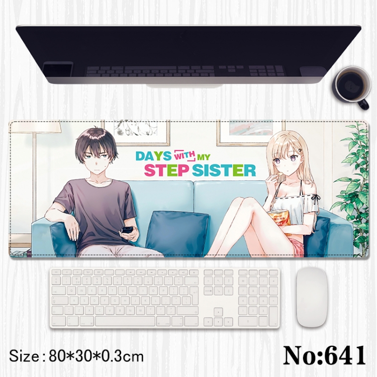 Gimai Seikatsu  Anime peripheral computer mouse pad office desk pad multifunctional pad 80X30X0.3cm