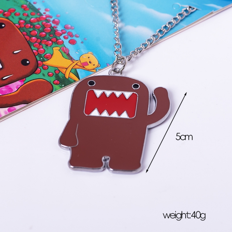 Domo-kun Anime cartoon metal necklace pendant price for 5 pcs