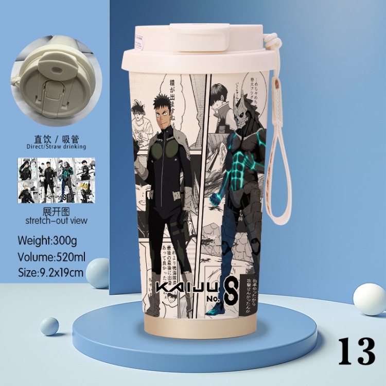 KAIJU NUMBER EIGHT Anime peripheral stainless steel coffee cup 520ML