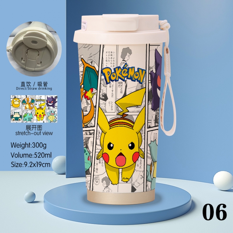 Pokemon Anime peripheral stainless steel coffee cup 520ML