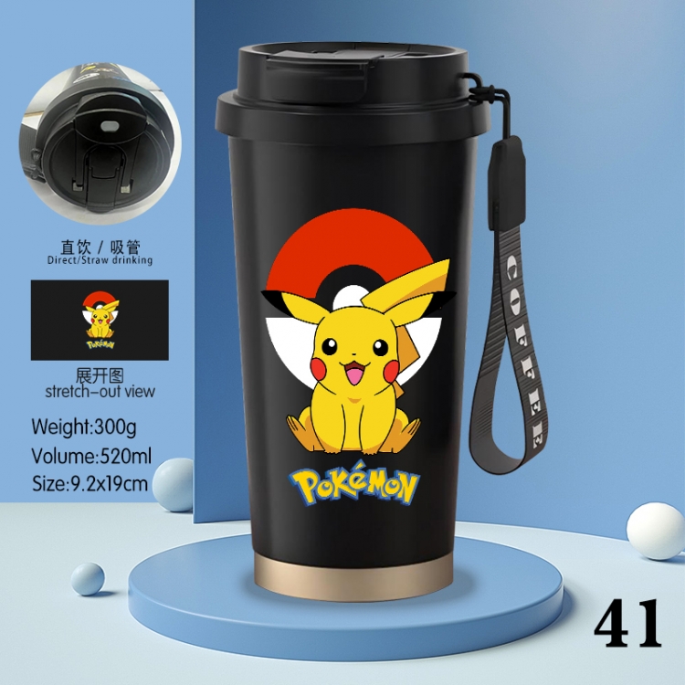 Pokemon Anime peripheral stainless steel coffee cup 520ML