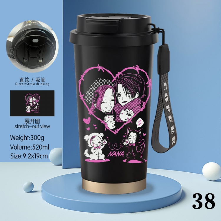 NANA Anime peripheral stainless steel coffee cup 520ML