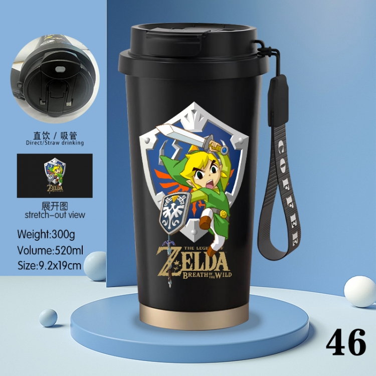 The Legend of Zelda Anime peripheral stainless steel coffee cup 520ML