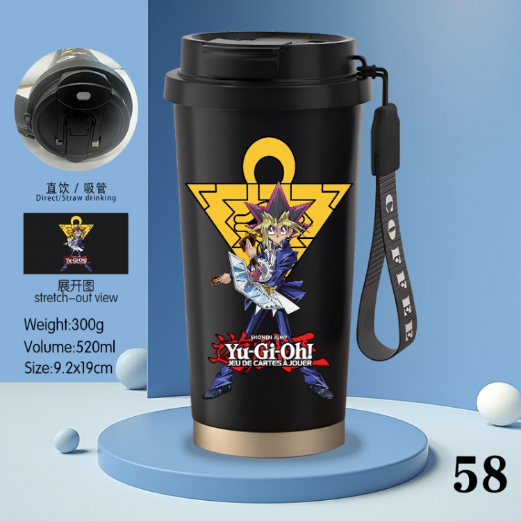 Yugioh Anime peripheral stainless steel coffee cup 520ML