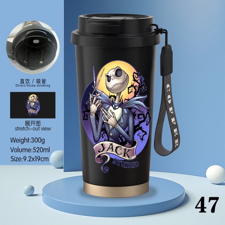 Jack Anime peripheral stainless steel coffee cup 520ML