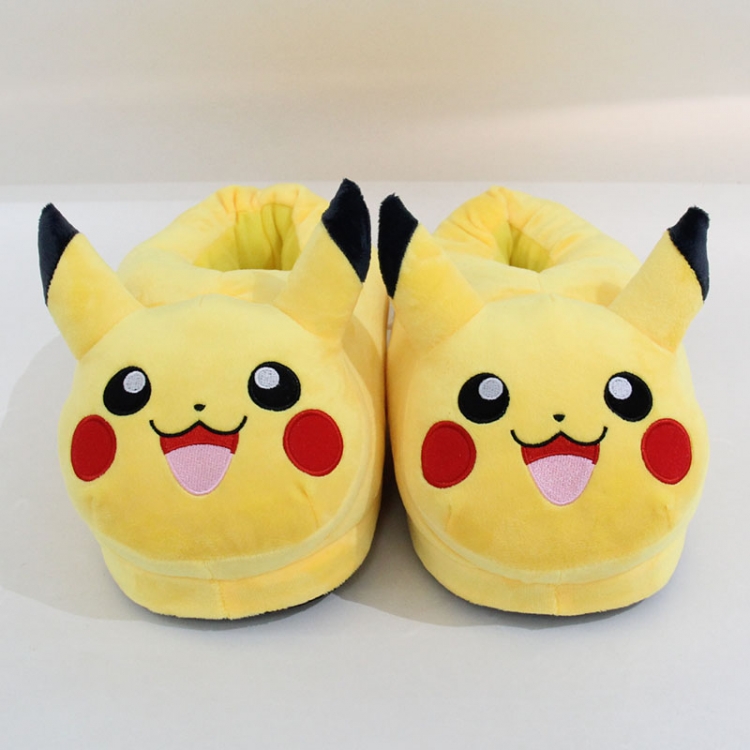 Pokemon Full foot crystal ultra soft PP cotton warm plush shoes 28cm