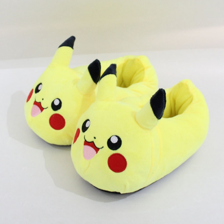 Pokemon Full foot crystal ultra soft PP cotton warm plush shoes 28cm