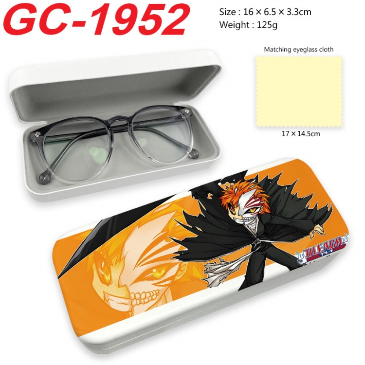 Bleach Anime UV printed PU leather material glasses case 16X6.5X3.3cm gc-1952