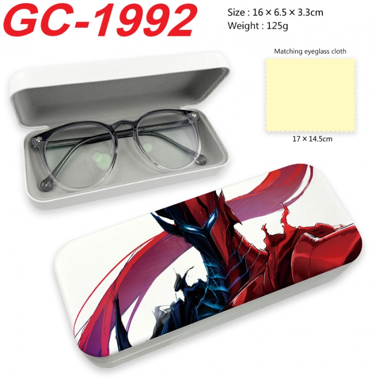 Solo Leveling:Arise Anime UV printed PU leather material glasses case 16X6.5X3.3cm  gc-1992